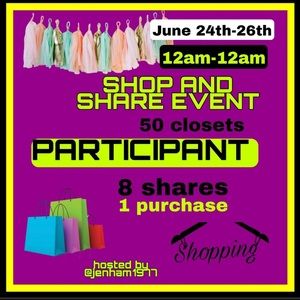 Participant #43 shop & share event!